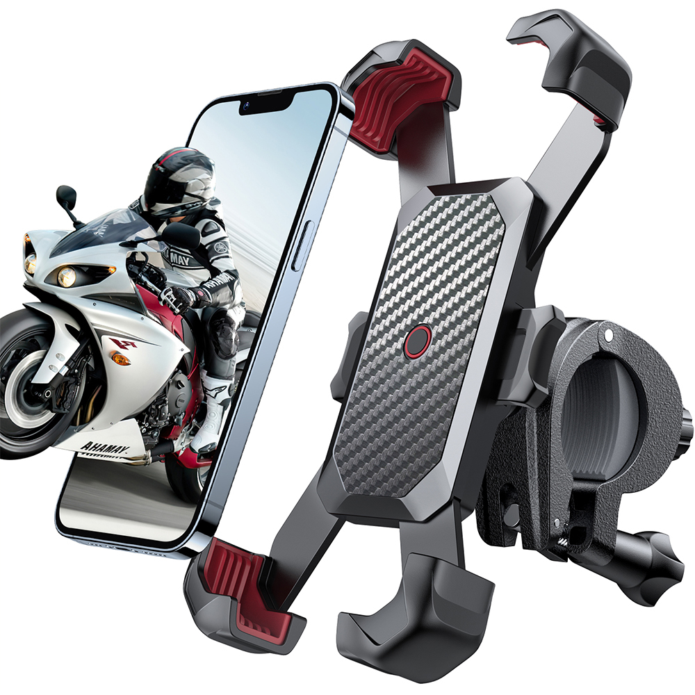 Joyroom Universel Vélo Support de Téléphone pour 4.7-7 pouces Téléphone Portable 360 ° Vue Vélo Support de Téléphone Support Antichoc invite ket JR-ZS288: Default Title