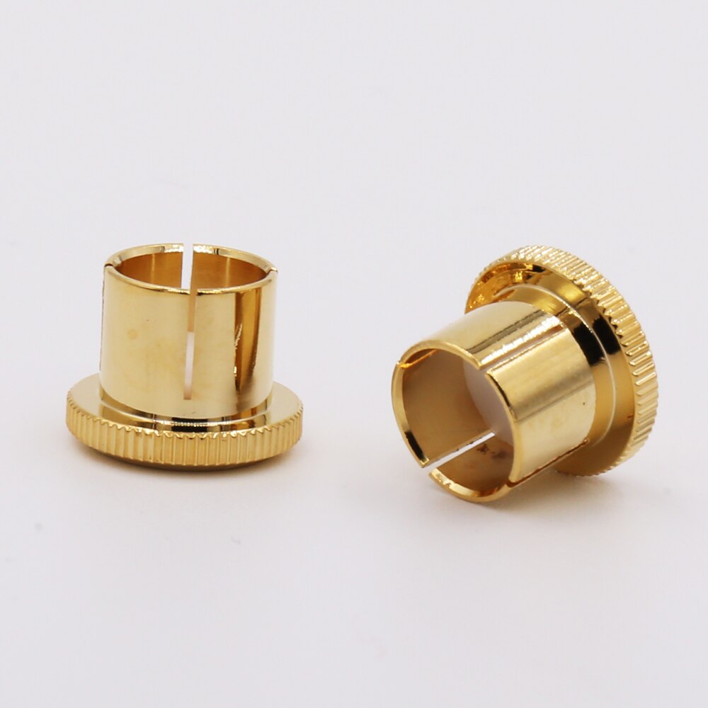 12pcs Noise Stopper 24K Gold Plated Copper RCA Plug Caps under inset