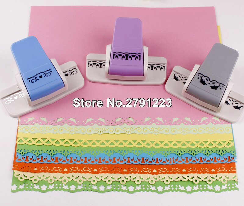 Punch scrapbooking handmade edge device DIY paper cutter craft Handmade fancy border punch S flower embossing