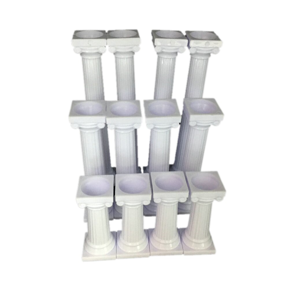4pcs Multi-layered Cake Roman Column Support Stand Decor Pillars Wedding Cake Products Sold