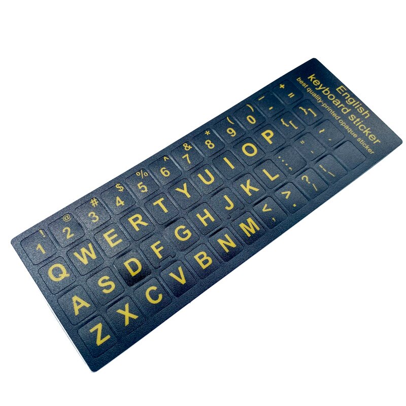 SR English Language 16 Standard Waterproof Keyboard Cover Stickers Layout Button Letters Computer Laptop Skins Accessories