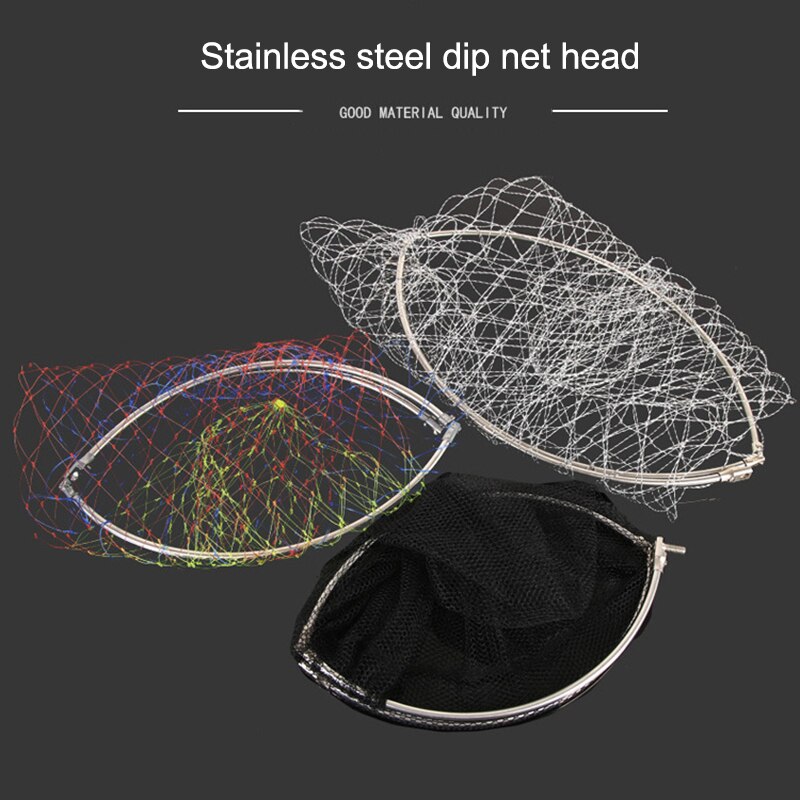 Folding Fishing Brail Landing Net Head Foldable Nets Depth Landing Dip Accessories PSEN999
