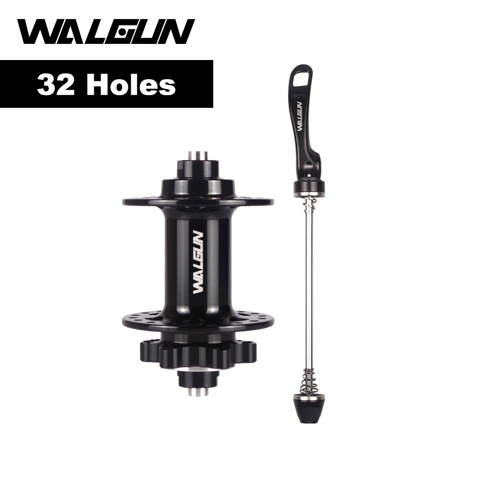 Voorkant Fiets Hub Voor Mtb Mountainbike Hubs 28H 32H 36 H Fiets Hub Qr Steekas 15X110 9 15X100 Mm Schijfrem Hub 28 32 36 Gaten: Bordeaux