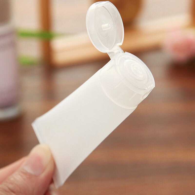 10Pcs 15Ml-100Ml Lege Reizen Cosmetische Soft Tube Squeezable Gezichtscrème Container Hand Sanitizer Lotion Fles gel Sample Pot