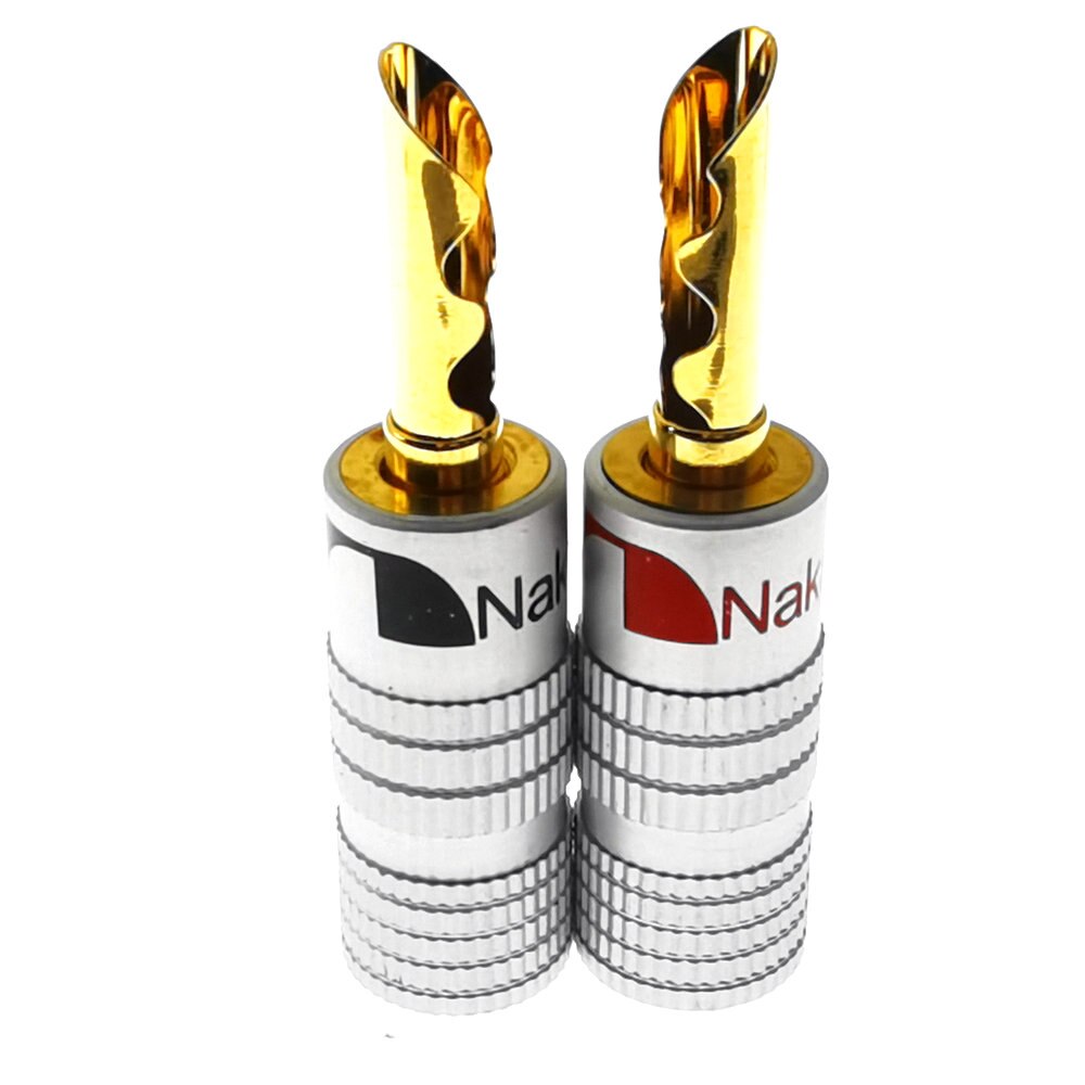 4PCS Nakamichi Speaker Banana plug connectors