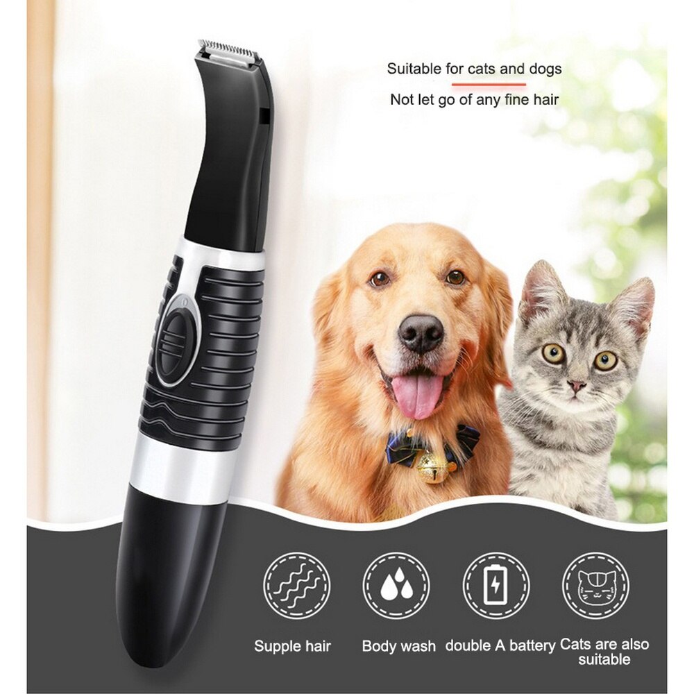 KEMEI Haustiere Haar Schermaschinen Hund Haar Rasierer Pflege Bausatz AA Batterie Rasierer mit führen Kamm KM-5002
