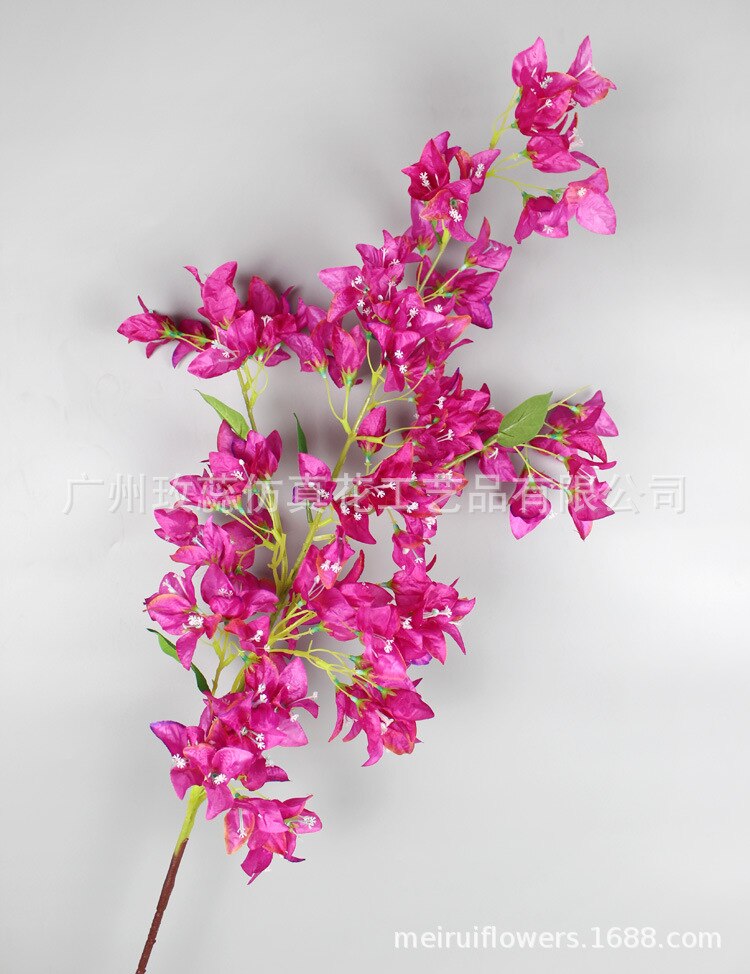 High Branch Model Bougainvillea Wedding Arch Decoration Model Bougainvillea Decoration Flower Hotel Floor Decoration Flower: Purplish Red