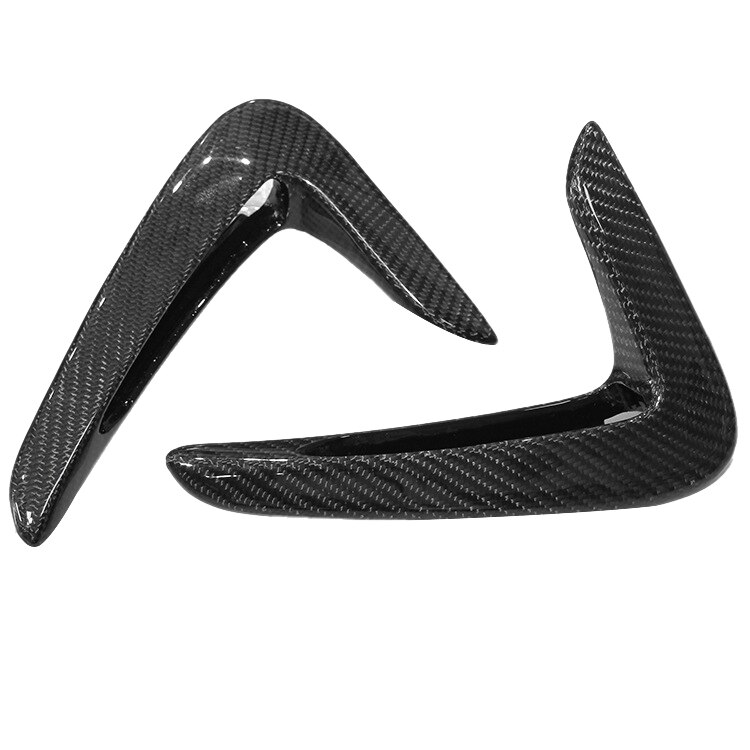 Real Carbon Fiber Fender Trim Side Body Intake Grille Fender Air Vent Cover For-BMW F32 / F33 / F36 4-Series