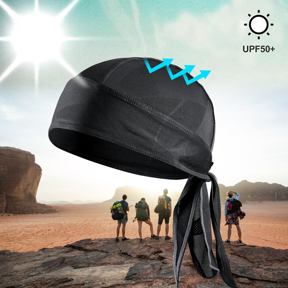 Chapeaux de Pirate pour hommes, casquette de vélo, bonnet de Sport réglable, cyclisme, chapeau d'équitation, écharpe, doublure, Bandana pour femmes