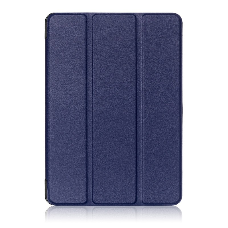 Voor lenovo tab 4 10 plus tb -x704f/x704n/x704l tablethoes voor lenovo tab 4 10 plus smart flip leren standaardhoes + stylus: Blauw