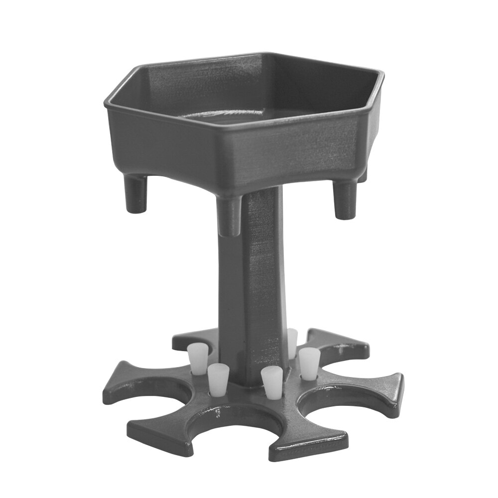 6 Shot Glass Dispenser Holder Caddy Liquor Dispenser Portable Dispenser Party Bar Accessory Drinking Games Glass Dispenser: Hexagon-grey