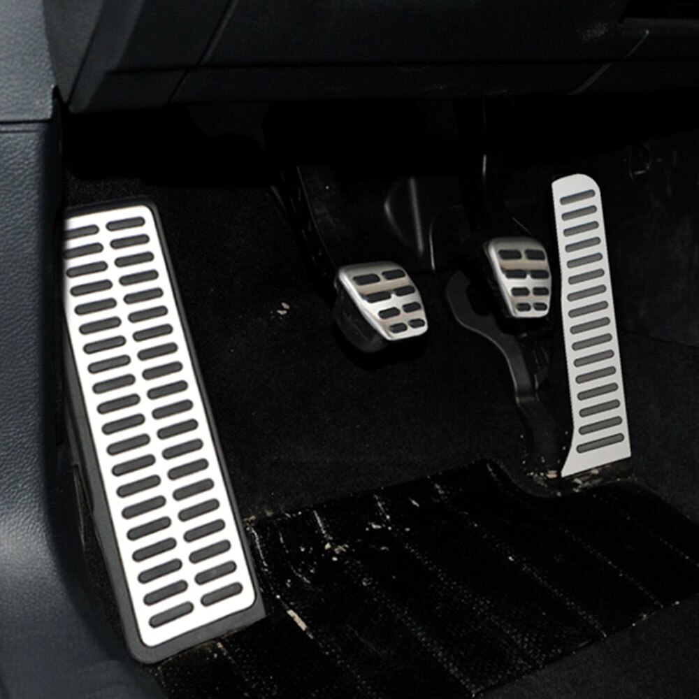 Pedales de reposapiés de coche para VW, Volkswagen, Beetle, Jetta, MK6, , almohadillas de freno de combustible deportivas, cubierta de Pedal de embrague, accesorios para automóviles