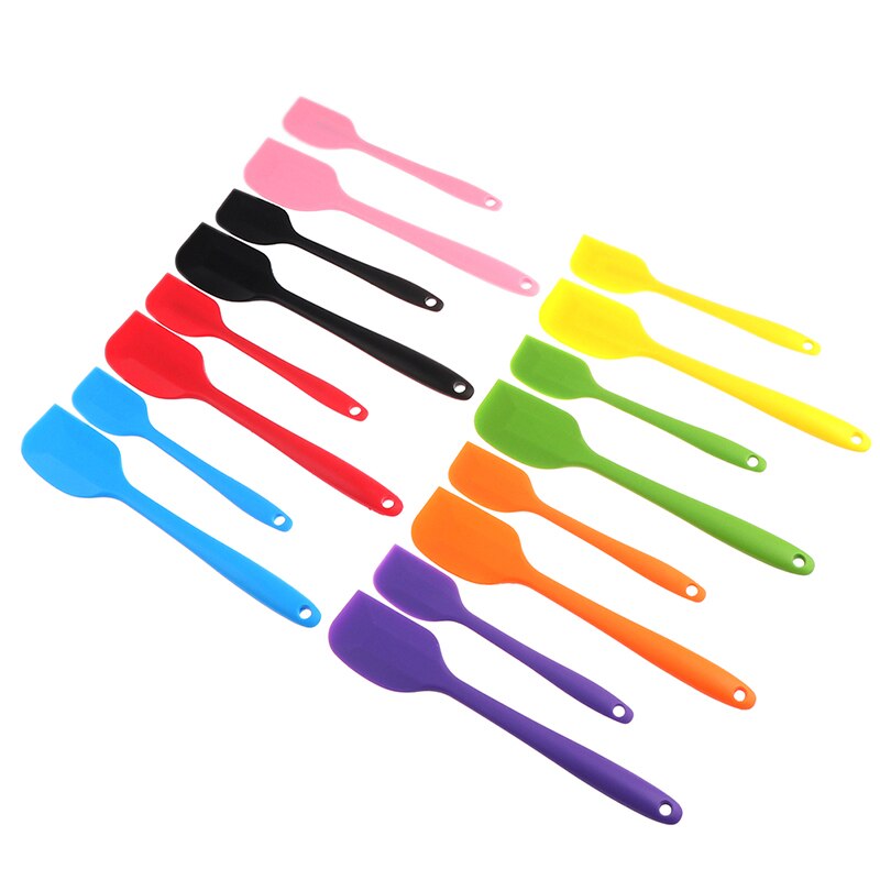 2pc siliconen schrapers beslag schraper borstel boter mixer cake kwasten bak keukengerei room cake spatel mixen