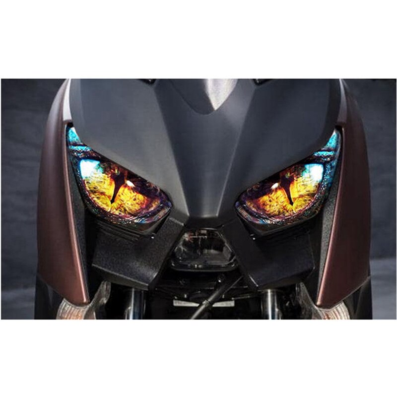 Rise -4 stück motorradzubehör scheinwerferschutzaufkleber scheinwerferaufkleber für yamaha xmax 300 xmax 250 a &amp; c