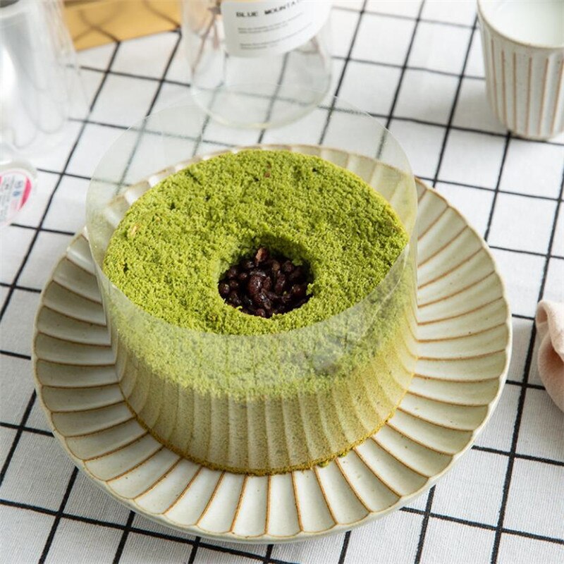 1 Roll Transparent Clear Cake Baking Collar Kitchen Cake Wrapping Tape Surround Film Lining Rings Cake Decorating Mold