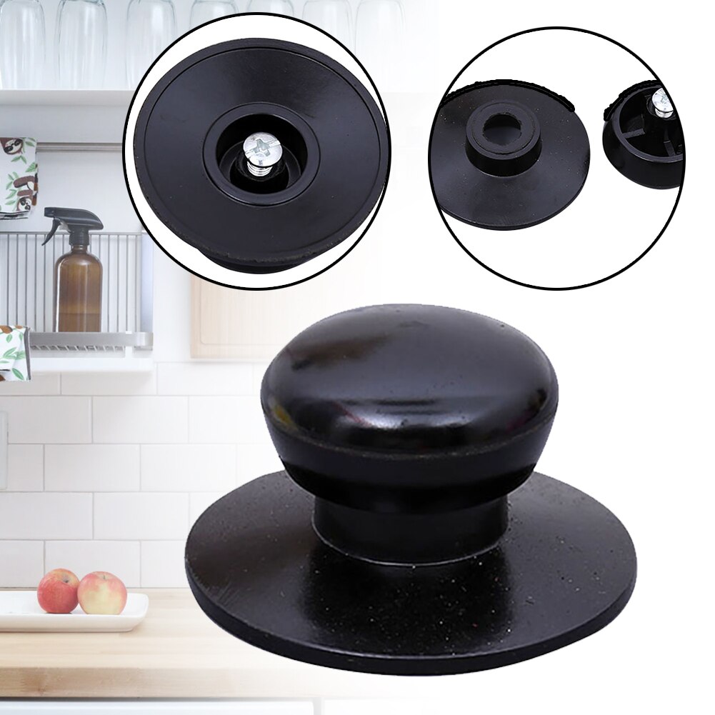 Universal Replacement Lifting Handle Casserole Kitchen Cookware Kettle Wipe Clean Circular Clamping Heat Resistant Pan Lid Knob