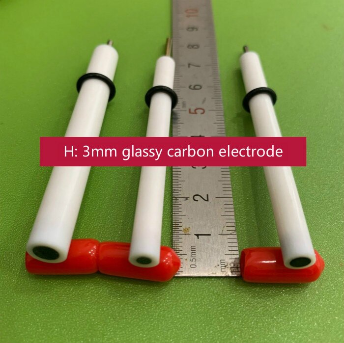 C001 sealed cell, straight five hole sealed cell, three electrode system. Electrochemical electrode.: 3mm