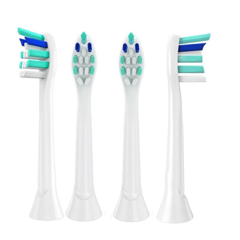 4 unids/lote cabezas de cepillo de dientes de reemplazo para HX6013/66 HX6930 HX9340 HX6950 HX6710 HX9140 HX6530