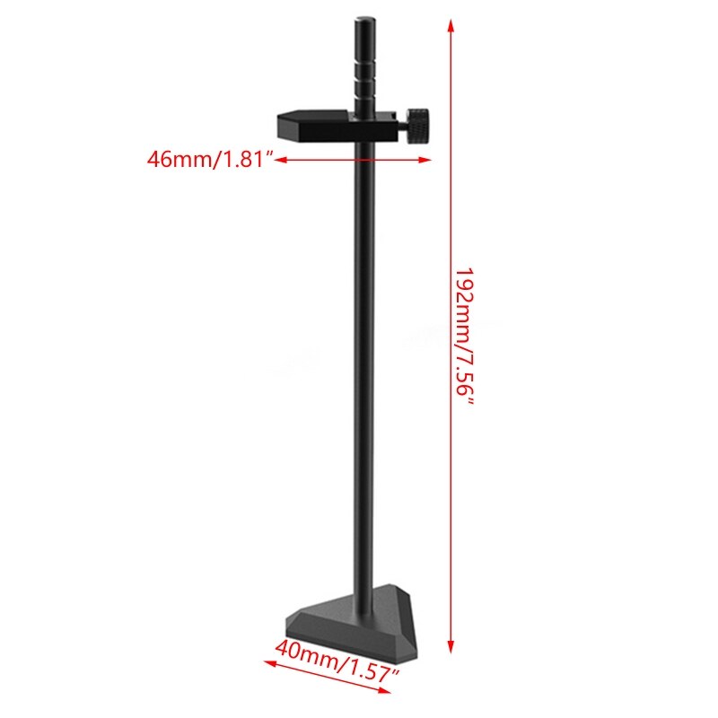 190mm magnetische basis aluminiumlegering grafische kaarthouder desktop videokaartstandaard gpu-ondersteuning hoofdtelefoonbeugel gaming
