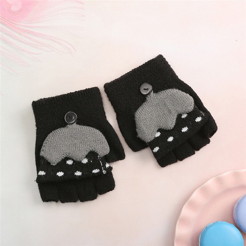 Mitaines pour enfants, filles et garçons, parapluie, dessin animé, Patchwork, garde au , gants pour enfants, #4AA6