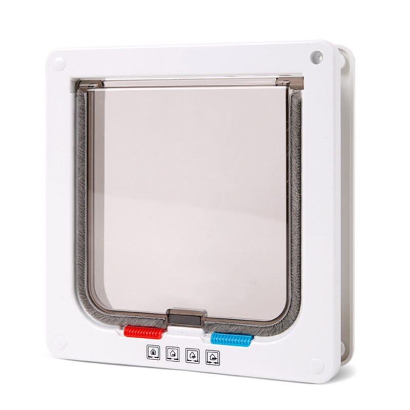 Intelligent Control Pet Cat Gate Dogs Door ABS Safe Animal Small Pet Cat Dog Gate Pet Supplies Flap Door Pet Product Kitten Door