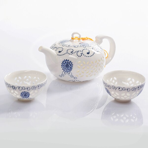 TANGPIN blauw-wit prachtige keramische theepot waterkokers thee cup porselein chinese kung fu thee set drinkware: Style F