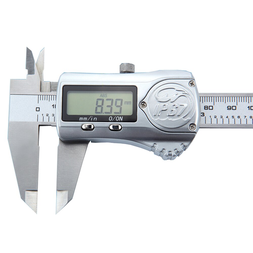 Calibrador Digital electrónico de nivel Lndustrial, herramientas de medición de 150mm, de acero inoxidable, IP67, impermeable, a prueba de aceite, con sistema ABS