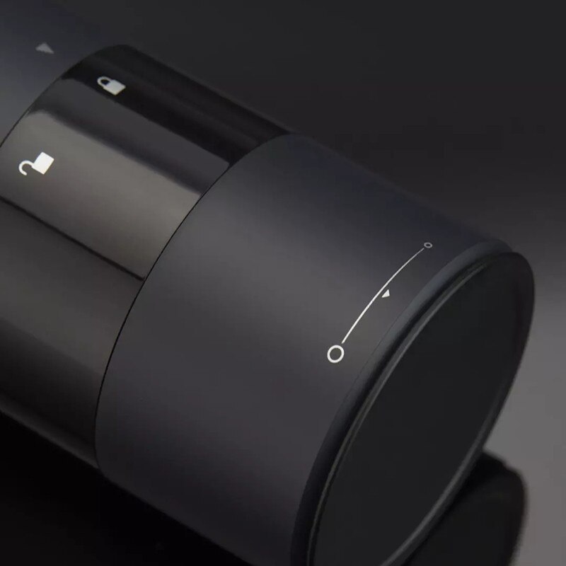 Huohou Electric Automatic Mill Pepper and Salt Grinder LED Light 5 Modes Peper Spice Grain Porcelain Grinding Core Mill Kitchen