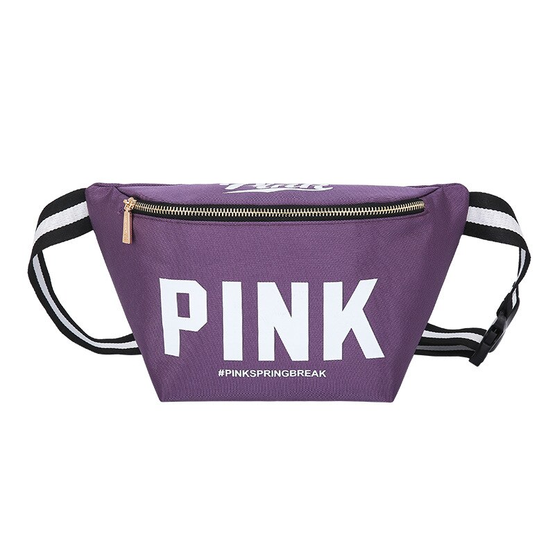 LADSOUL Banana Fanny Packs Women Hip Bum Bag Girls Pocket Diagonal Cross Bag Pink Bag Purse Ladies Pack Belt Heuptas Pockets: p3