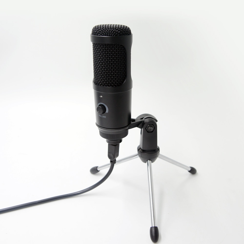 Condensator Microfoon Voor Pc Telefoon 3.5Mm Plug 1 Point2 Stereo Microfoon Voor Podcast Zingen Opname Microfoon Met Desktop Statief
