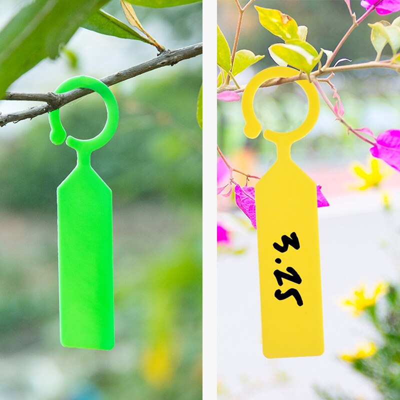 100pz marcatori per piante in plastica etichette per piante da vivaio impermeabili pennarelli per alberi da giardino pennarelli per piante colorati strumenti per segni di vassoi