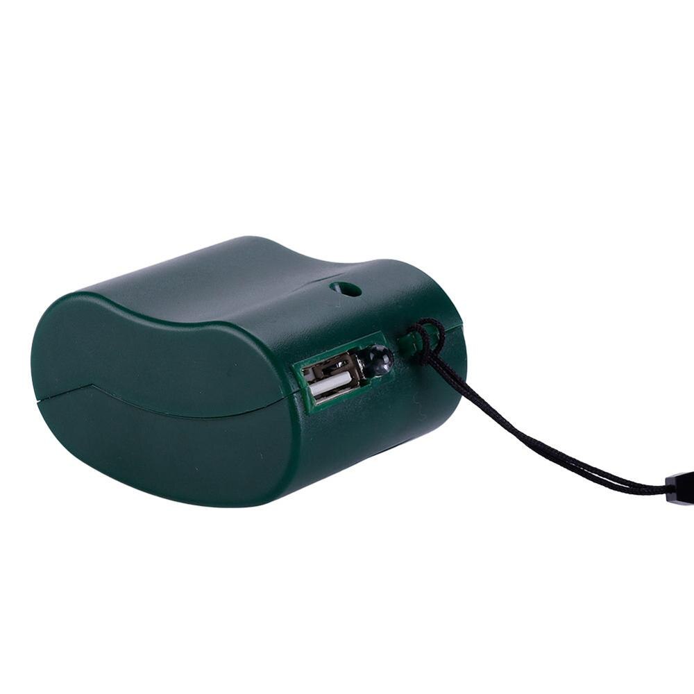 Hand-Winding Charger With The Interface Of USB Hand Crank Charger Generator Manual Mobile Emergency Phone Charger #277540: Green