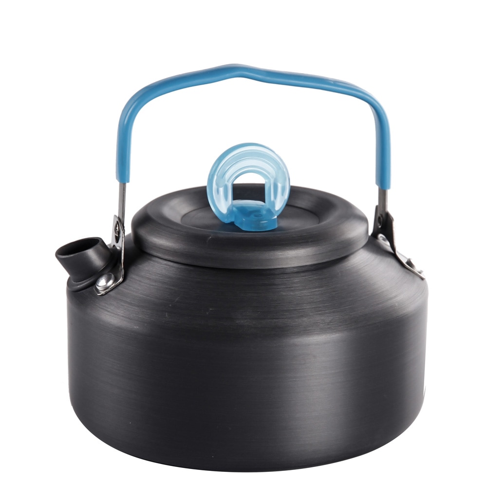 Bule de café chá ultra-ligh, 0,7l, portátil, de alumínio, para acampamento, caminhadas, chaleira de água