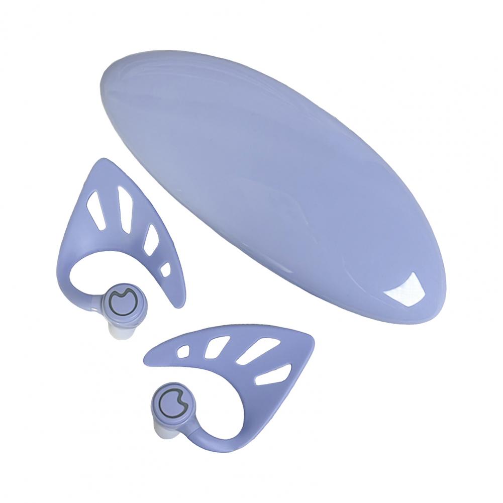 Elf Ear Appearance Headphones Stereo Sound Noise Reduction Bluetooth-compatible Wireless Elf in-Ear Earbuds with Charging Case: green