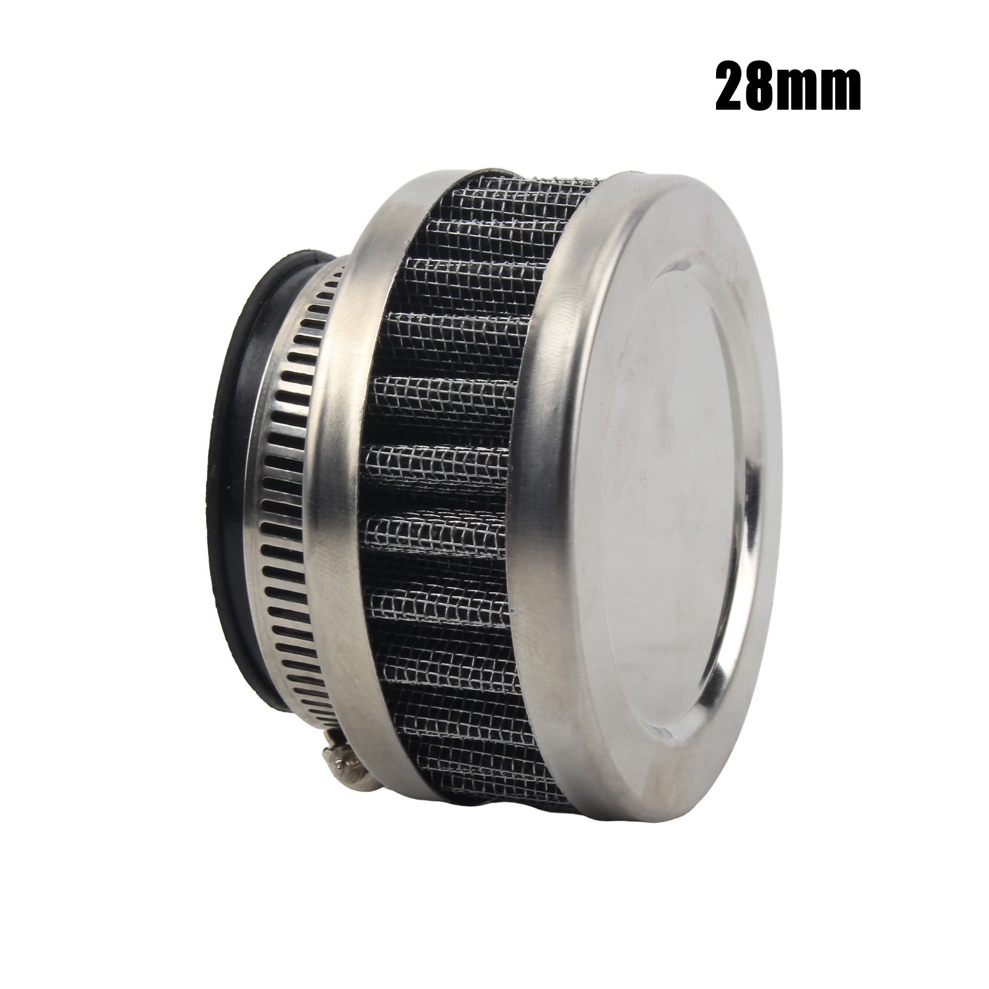 Motorcycle Air Filter Cleaner Sports Intake 28mm 32mm 35mm 38mm 42mm 44mm 48mm 50mm 54mm 58mm Dirt Bike Universal Scooter Parts: army green