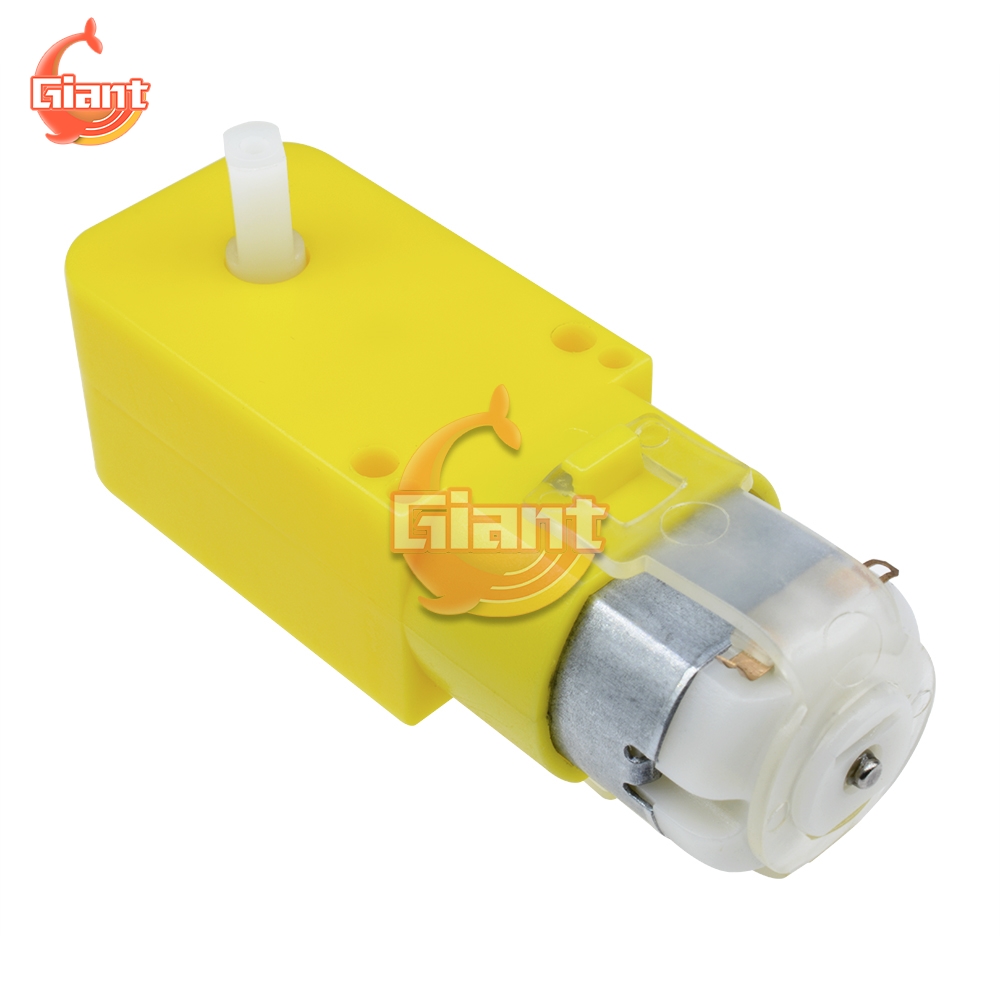 DC 3-6V Double Shaft 125 RPM Motor for TT Motor 125 rpm 2WD Smart Robot Car Chassis Kit Smart Car Wheels for Arduino DIY Kit