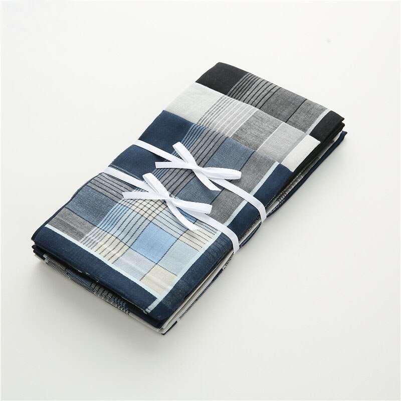12Pcs 43*43Cm 100% Katoen Zakdoeken Mannen Pocket Zakdoeken Mannen Business Vierkante Zakken Zakdoek