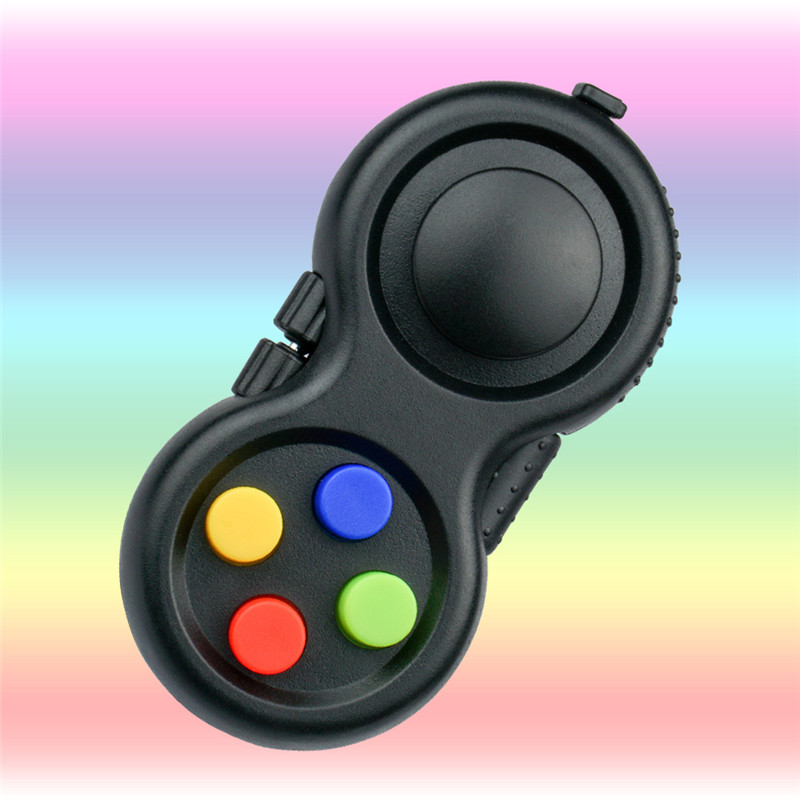 Zappeln Spielzeug Regenbogen Griff Zappeln Spielzeug Classic Controller Game Pad Zappeln Fokus Spielzeug ADHS Angst und Stress Relief: 06