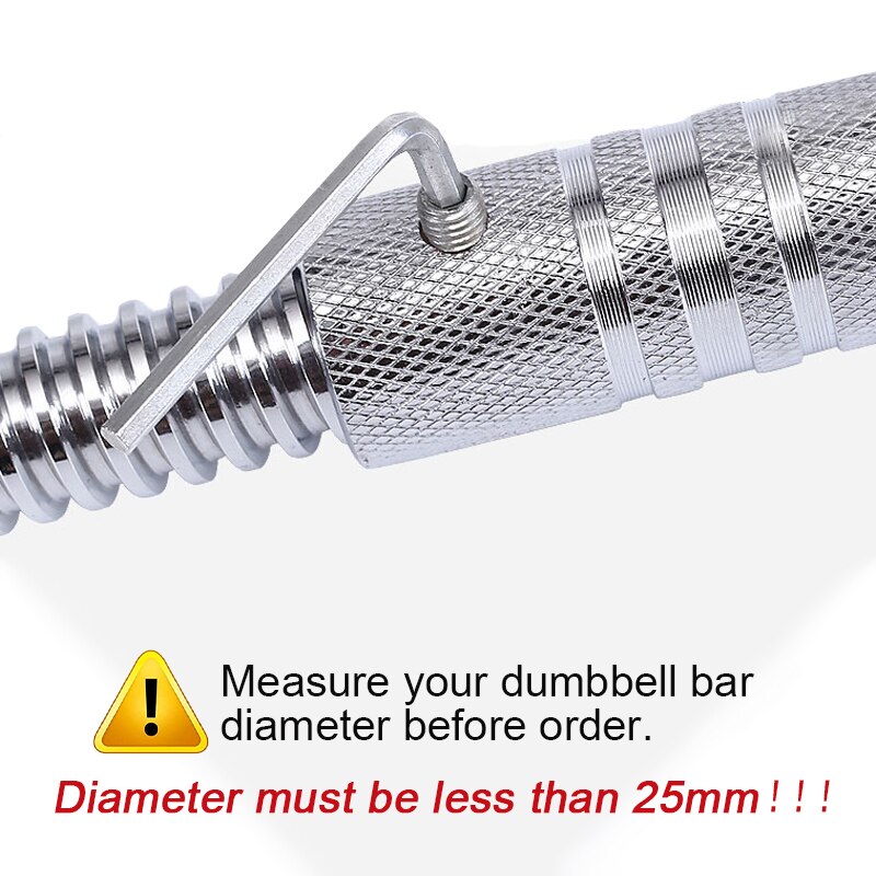 Adjustable Dumbbell Bar Connector Barbell Extension Rod For 25mm Solid Dumbbell Bar Weight Lifting Strength Training Attachments