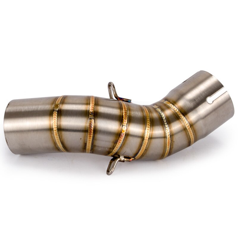 Motorcycle Motorbike Middle Exhaust Middle Mid Link Pipe Connector for Kawasaki Z900 Without Exhaust Muffler