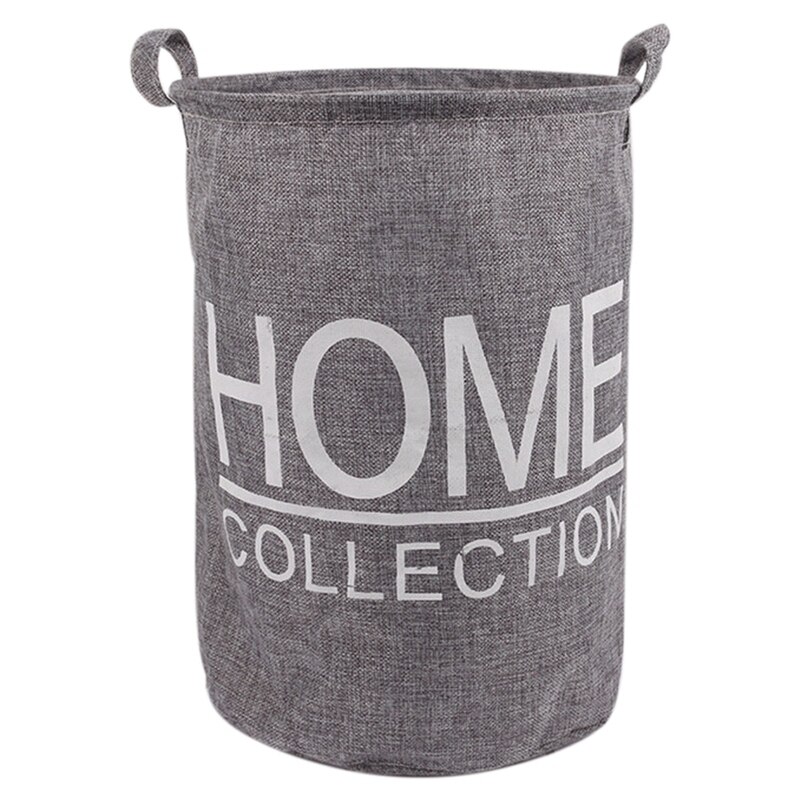 Laundry Basket Dirty Clothes Storage Waterproof Large Basket Debris Storage Box A803 22: Light Grey