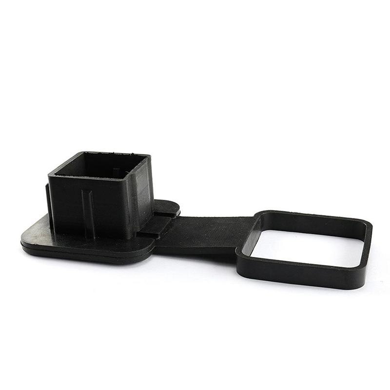 1 Pc Trailer Hitch Tube Cap Durable Black Rubber Cover Cap Insert Tow for Vehicle Trailer Car