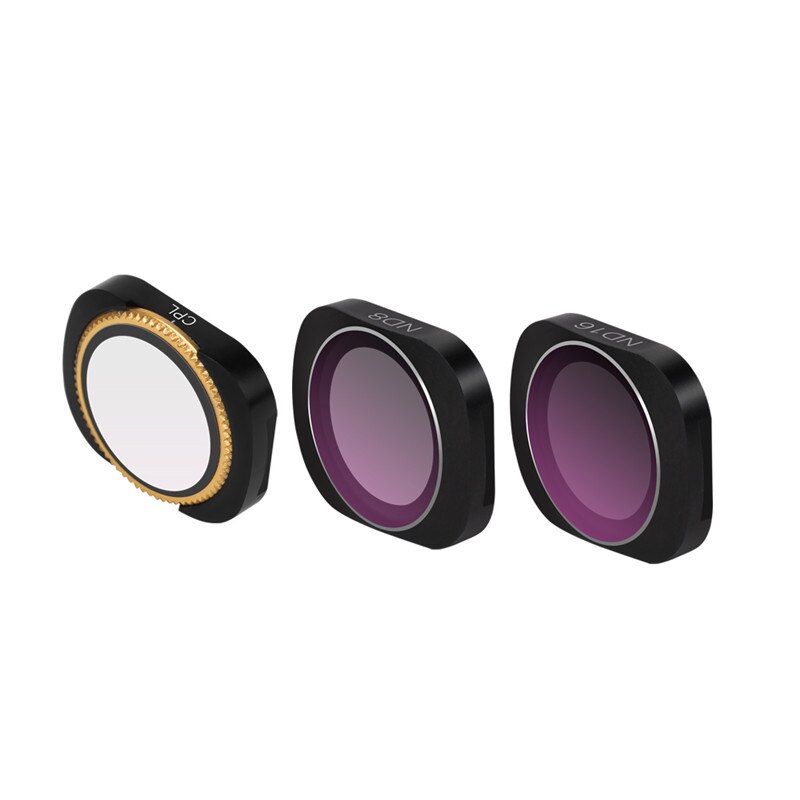 Juego de filtros para DJI Pocket 2, accesorios, Osmo Pocket, MCUV, CPL, ND, NDPL, 4, 8, 16, 32, Kit de filtros para lentes, Sunnylife: 3pcs Mix Filter Set