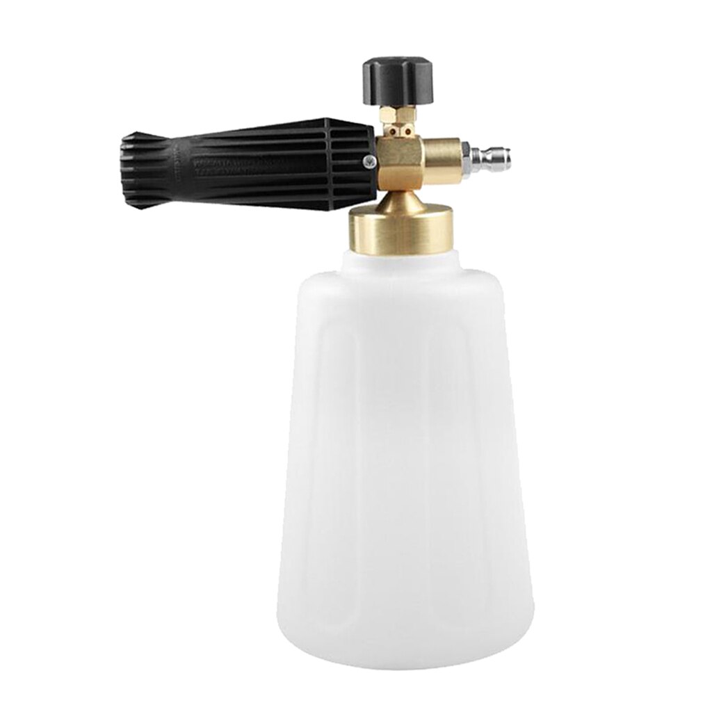 High Pressure Washer Snow Foam Lance, Foam Sprayer, 2L Wash Bottle, 1/4 Inch Quick Adapter Accessory