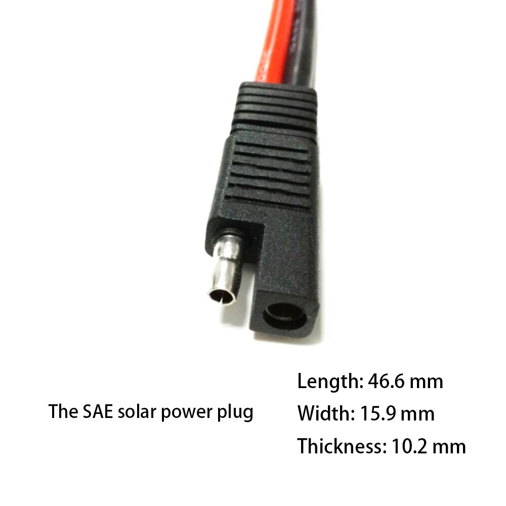 10AWG 15Cm Sae Plug Naar EC5 Vrouwelijke Netsnoer Auto Batterij Solar Kabel