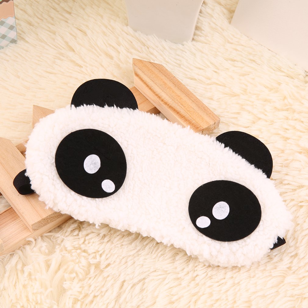 Panda Leuke Uitdrukking Slaapmasker Blindfold Eyeshade Reizen Slaap Eye Aid