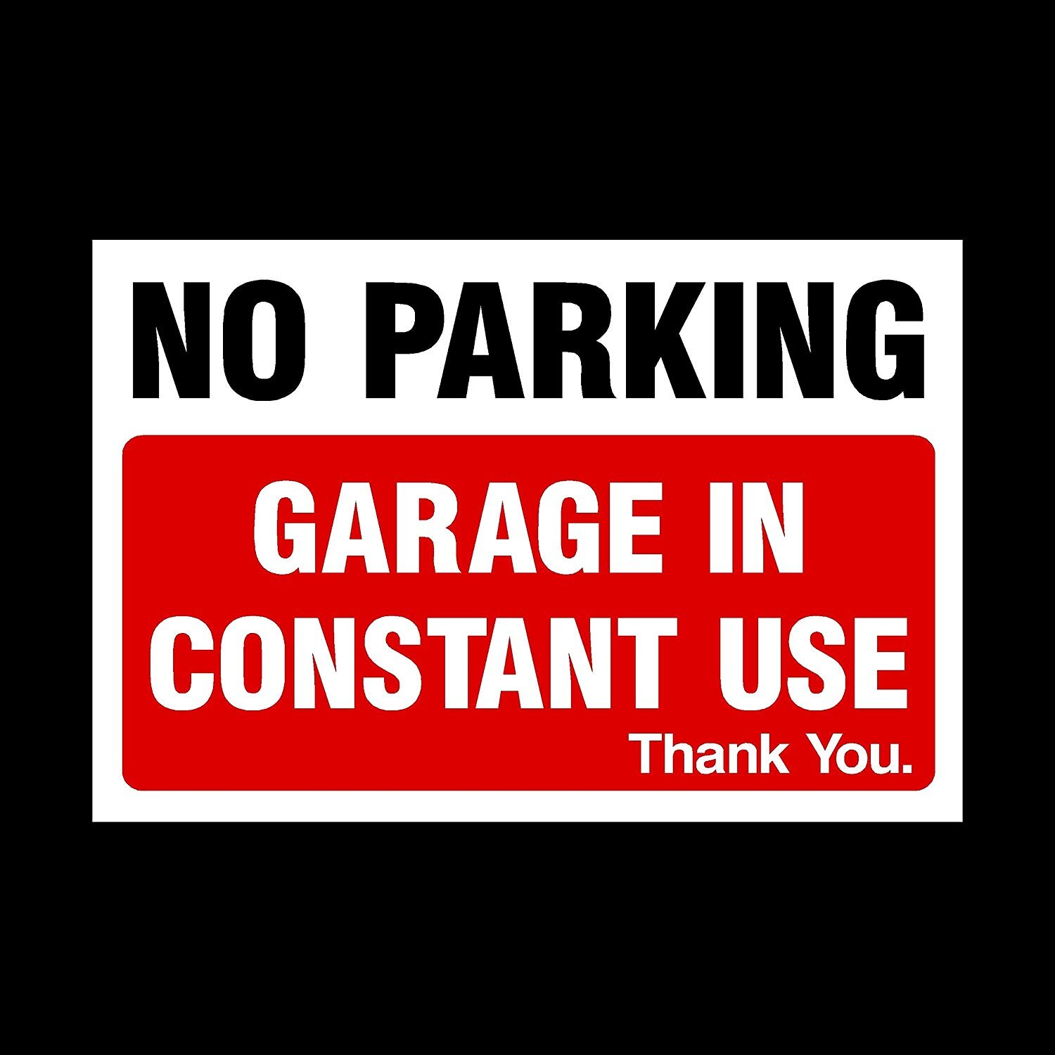 Geen Parking Sticker/Zelfklevende Sign-Prive-eigendom, Parking, Vastklemmen, Gehandicapten, Oprit, niet Blok