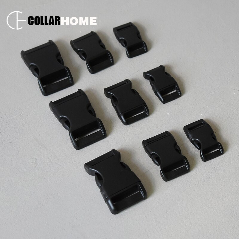 Plastic quick side release buckle 15mm 20mm 25mm DIY dog cat collar harness sewing bag backpack pet supplies aaccessories
