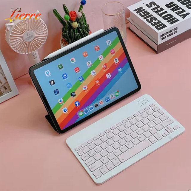 LierreRoom Bluetooth-compatible Keyboard For Apple iPad Xiaomi Samsung Huawei Phone Tablet Wireless Keyboard For Android Windows: A3-Rechargeable