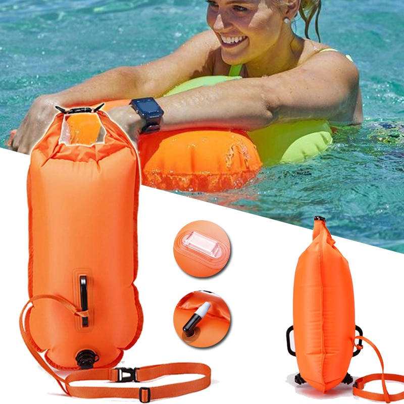 Veiligheid Zwemmen Boei Veiligheid Float Air Dry Bag Opblaasbare Float Zak Levensreddende Boei Zwemmen Voor Water Sport